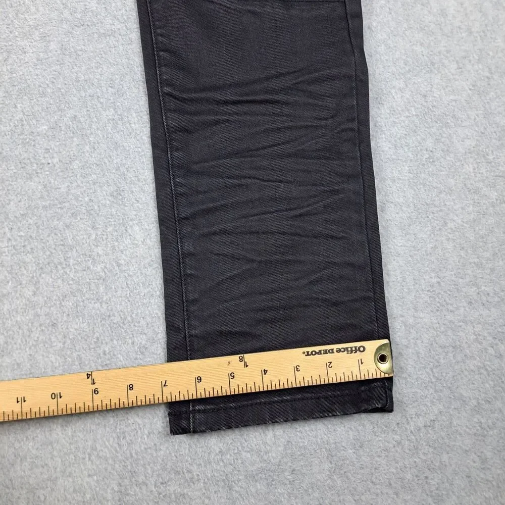 Decibel Jeans Men's 34x32 Black Denim Straight Skinny